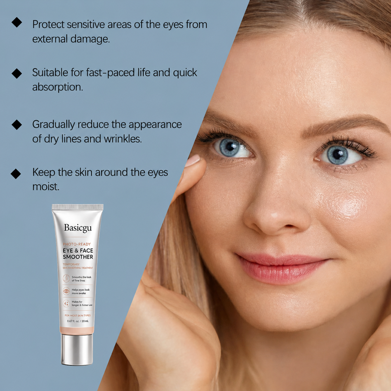 Basicgu™ Instant Face Temporary Tightener – Instant visible results in 60 seconds