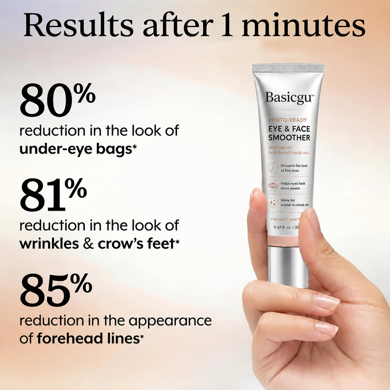 Basicgu™ Instant Face Temporary Tightener – Instant visible results in 60 seconds